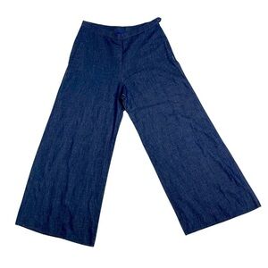 Simon Miller Wide Leg High Waist Linen and Cotton Pants